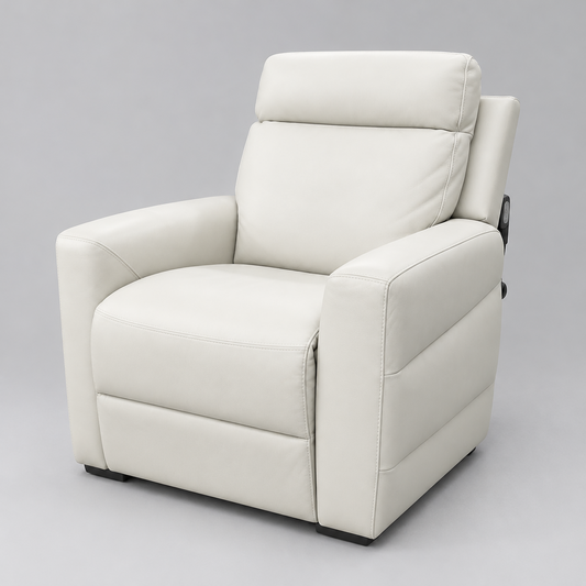 Natuzzi Electric Leather Recliner