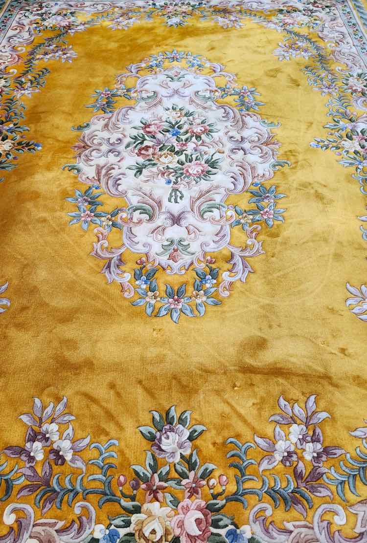 10'x12' Yellow/Blue Rug