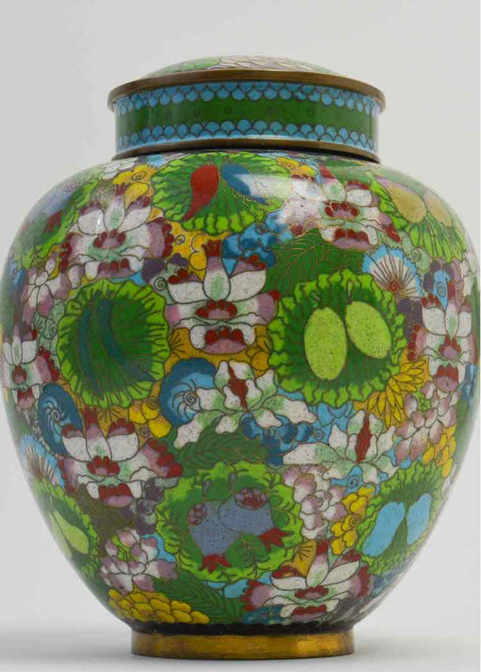 Cloisonne Decor Urn