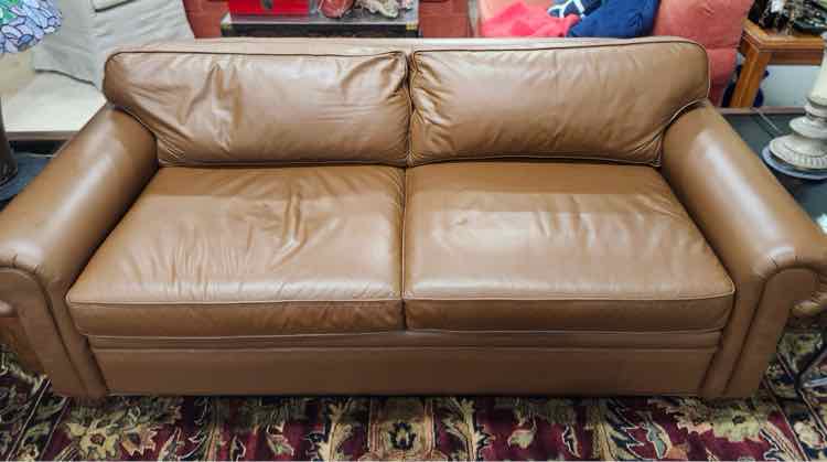 Avery Boardman Leather Sleeper Sofa
