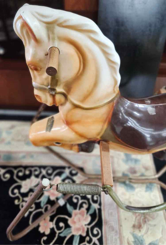 Vtg. 1963 Wonder Rocking Horse