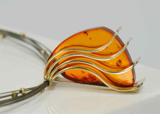 Jacek Ostrowski Amber Wave Necklace