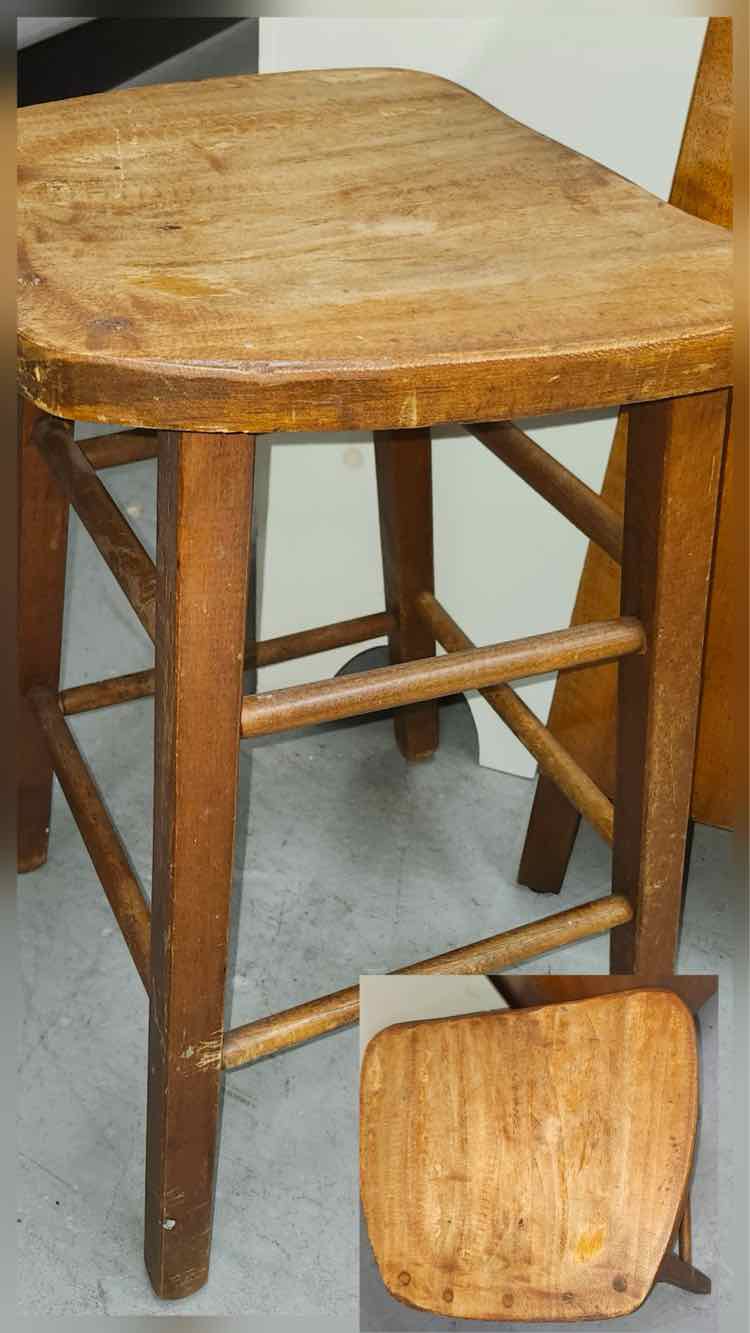 Antique Counter Stool