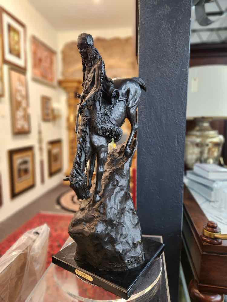 "Mountain Man" Bronze Sculpture by Fredrick Remington