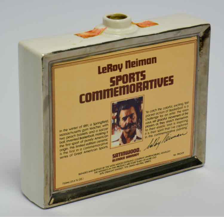Leroy Neiman Basketball Whisky Bottle