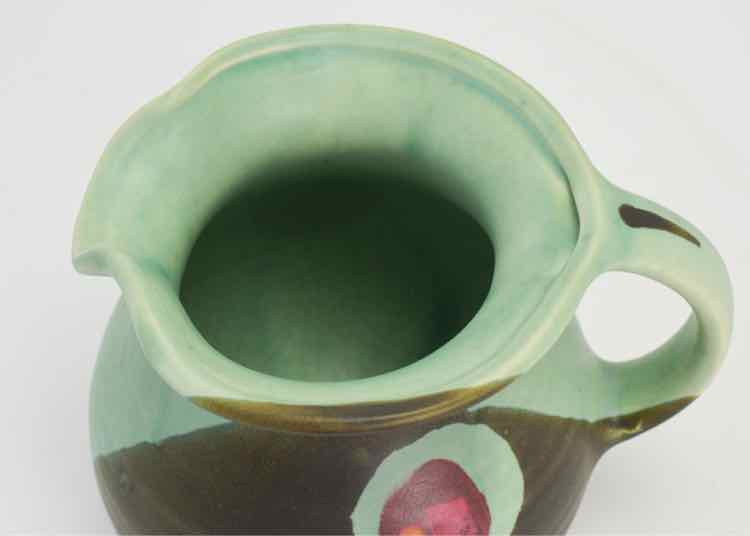 Lasser Ceramics Green & Black Pitcher