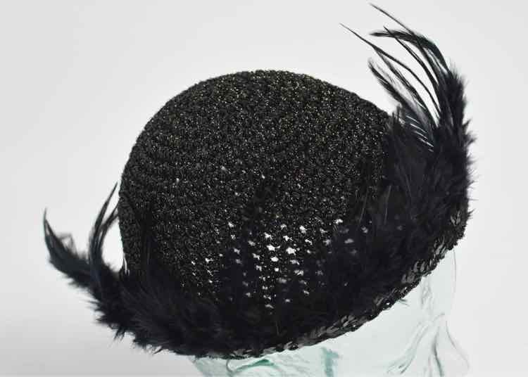 Black 'Flapper' Hat