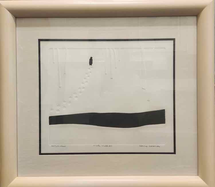 "Winter Walk #7" MCM Art David Shapiro