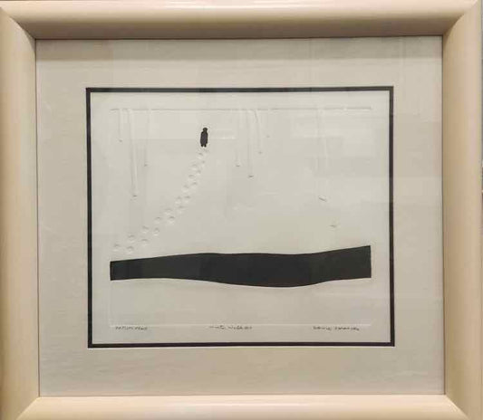 "Winter Walk #7" MCM Art David Shapiro