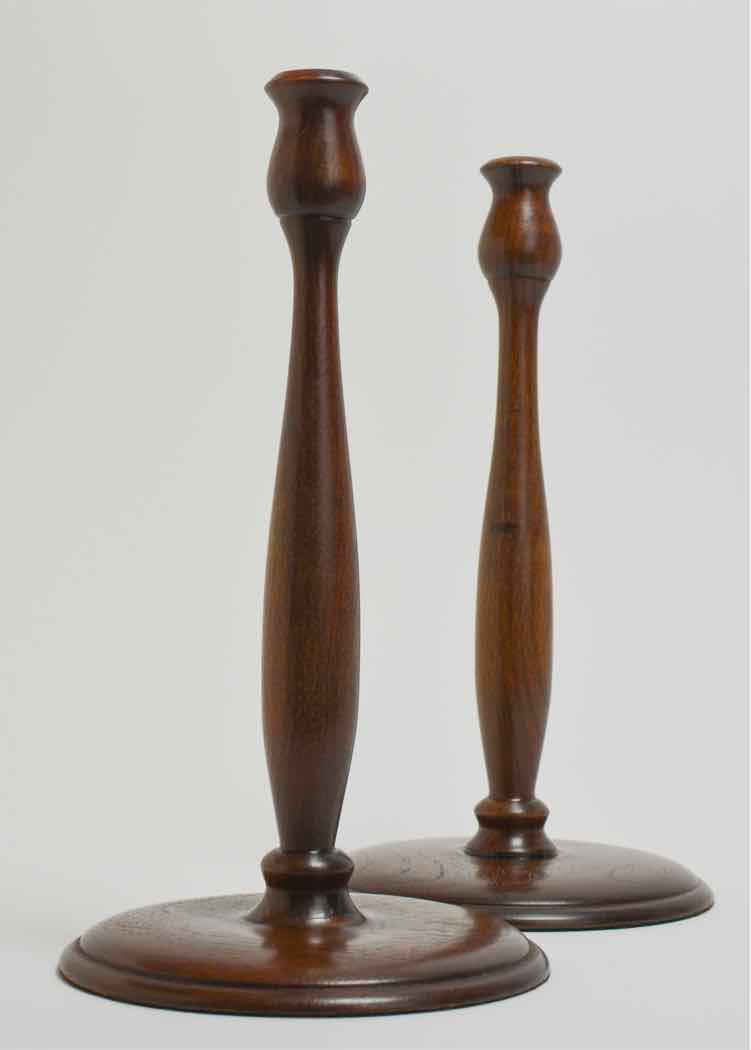Wooden Candlesticks