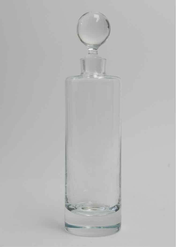 Crystal Decanter w/Heavy Blown Glass