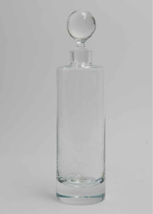 Crystal Decanter w/Heavy Blown Glass