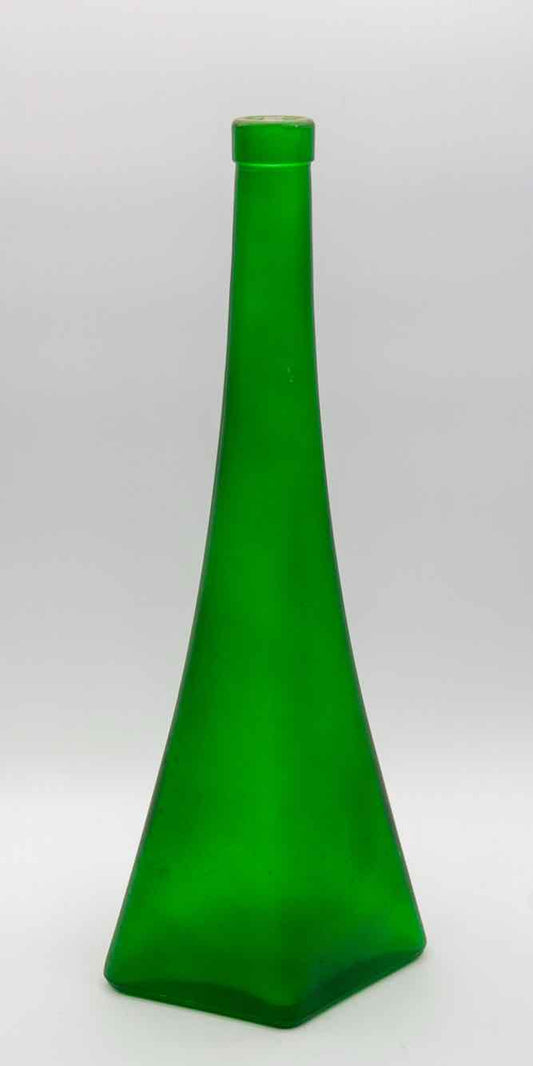 Matte Green Glass Bottle
