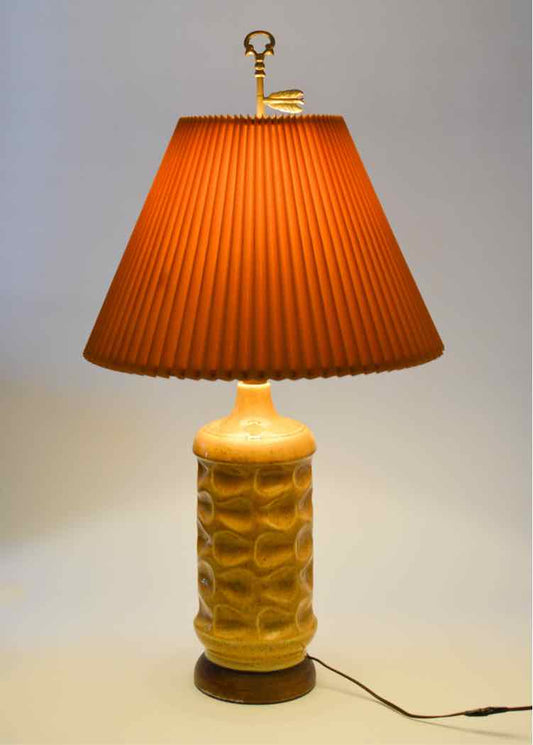 Tan Ceramic Lamp