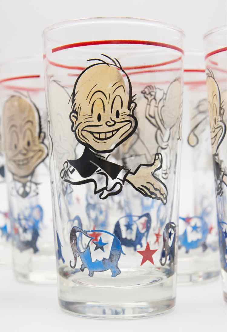 Dwight Eisenhower Bar Ware Set