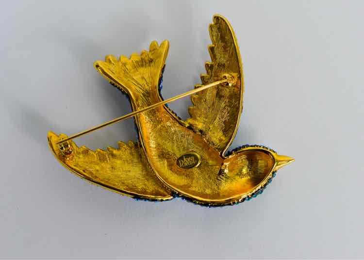 Joan Rivers Bird in Flight Brooch
