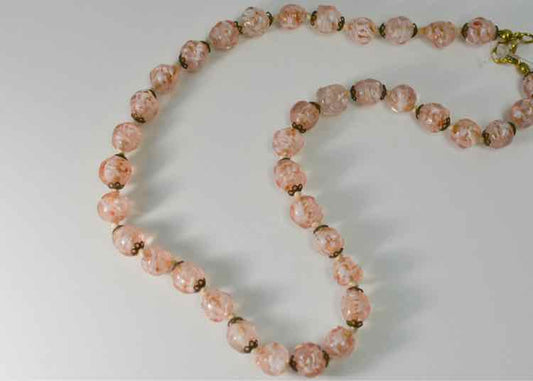 Vtg.Murano Sommerso Glass Necklace