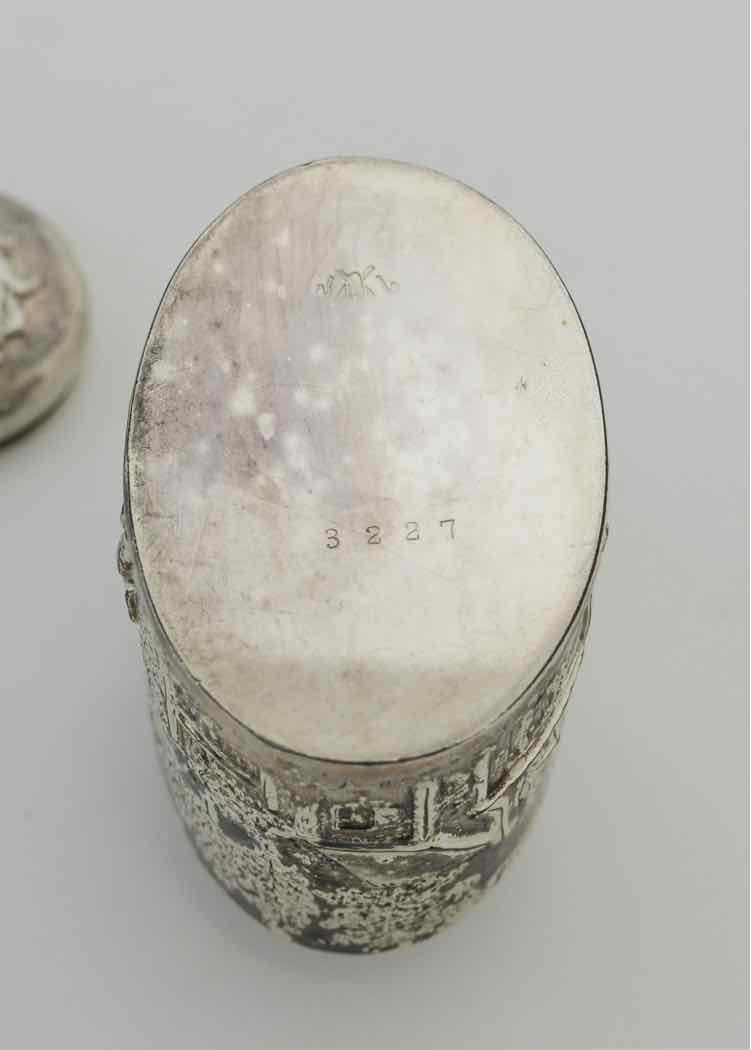Silver Plated Tea Caddy by Barbour Silver Co.