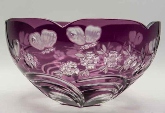 Amethyst Butterfly Bowl