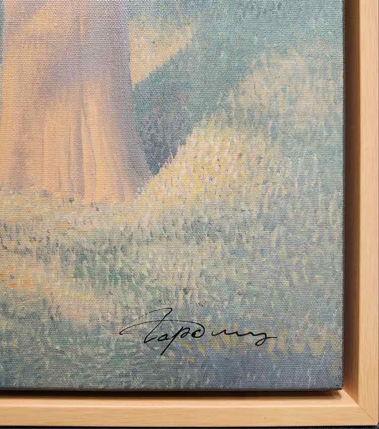 'Pointillism of the Lake' Giclee Art