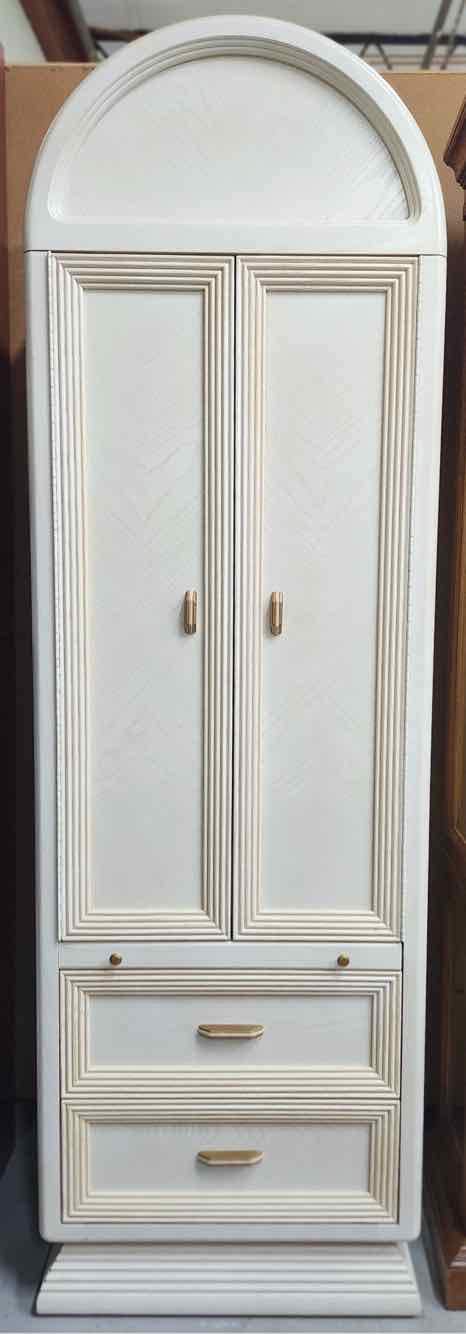 American Drew Small Beige Armoire
