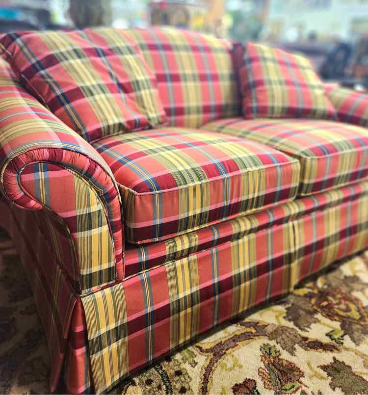 Kravet Plaid Loveseat