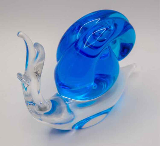 Glass Snail Decor