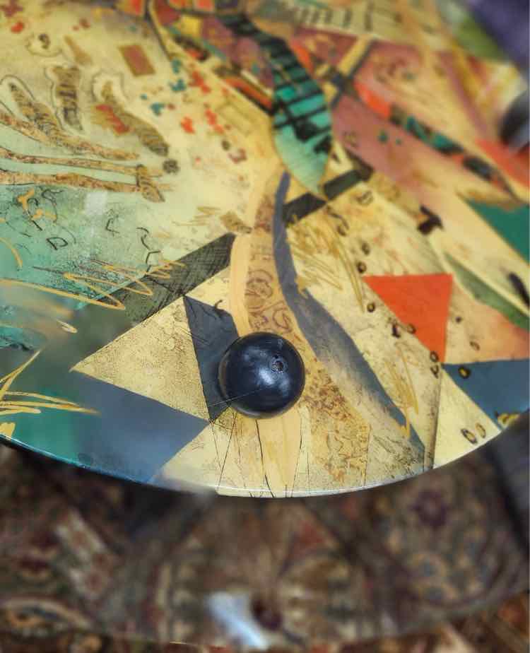 Contemporary Glass Top Table