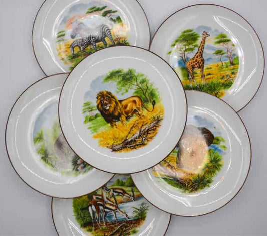 German Animal Salad Plates