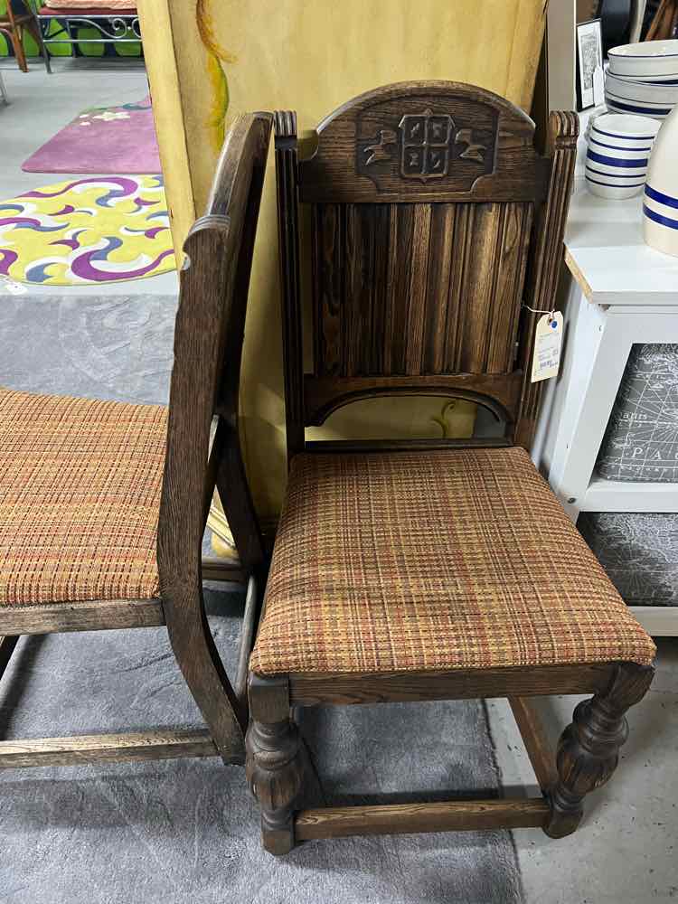 Pair of Wooden Chairs