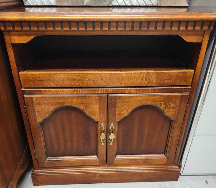 Vintage Wood Bar Cabinet