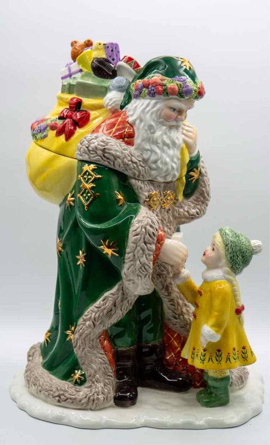 Waterford Ceramic Santa Cookie Jar