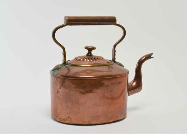 Antique Copper Tea Kettle