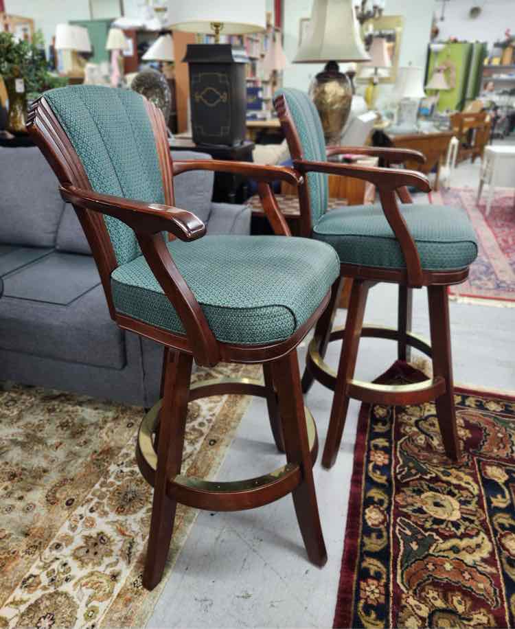 Pair of Mikhail Darafeev Swivel Stools