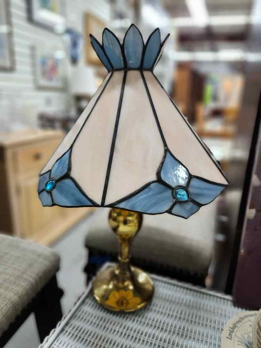 Vtg. Tiffany-Style Lamp