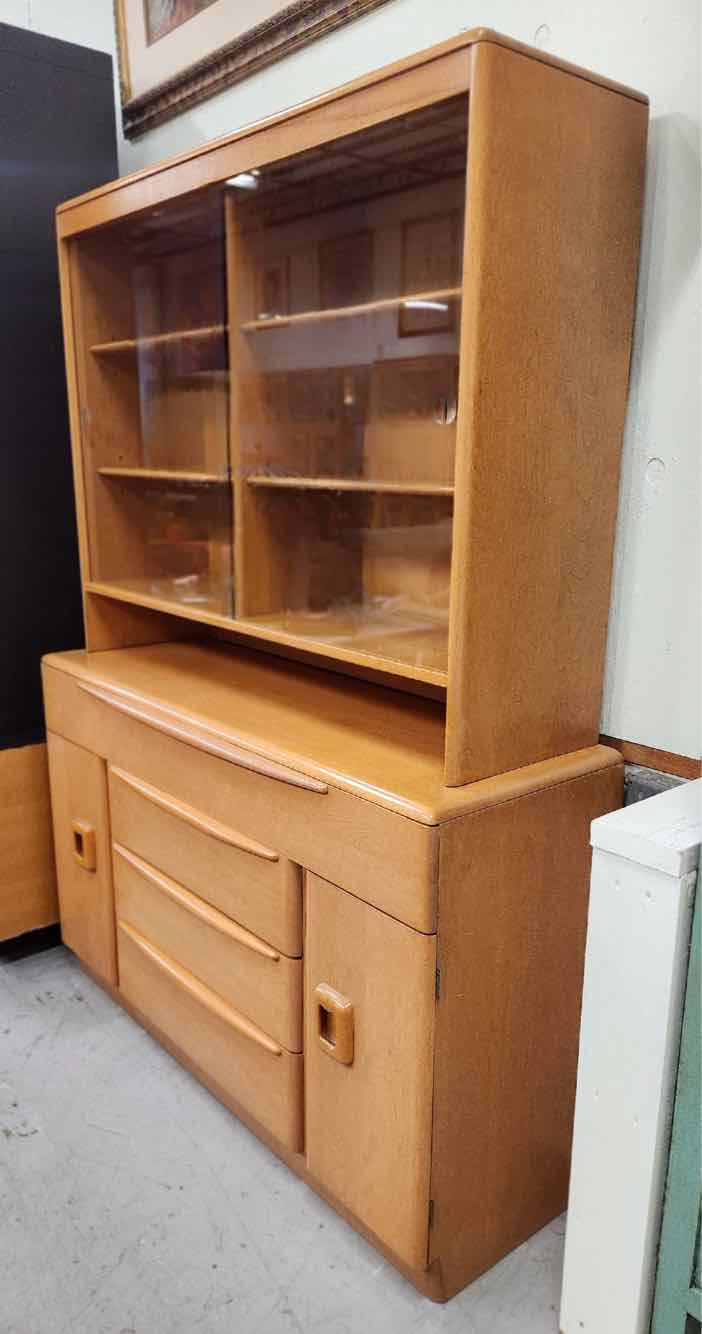 Haywood Wakefield Mid-Century 2pc Hutch