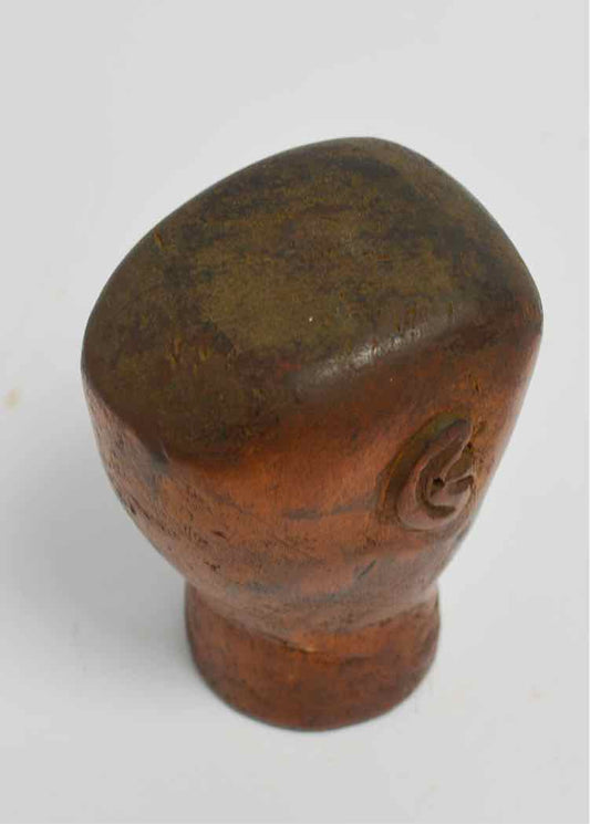 Vintage Brazilian Carved Wooden Head