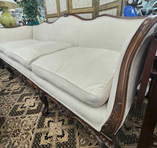 French Cream Colored Sofa