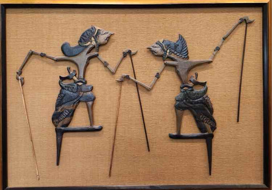 Art Handpainted Wooden Balinese Shadow Puppets