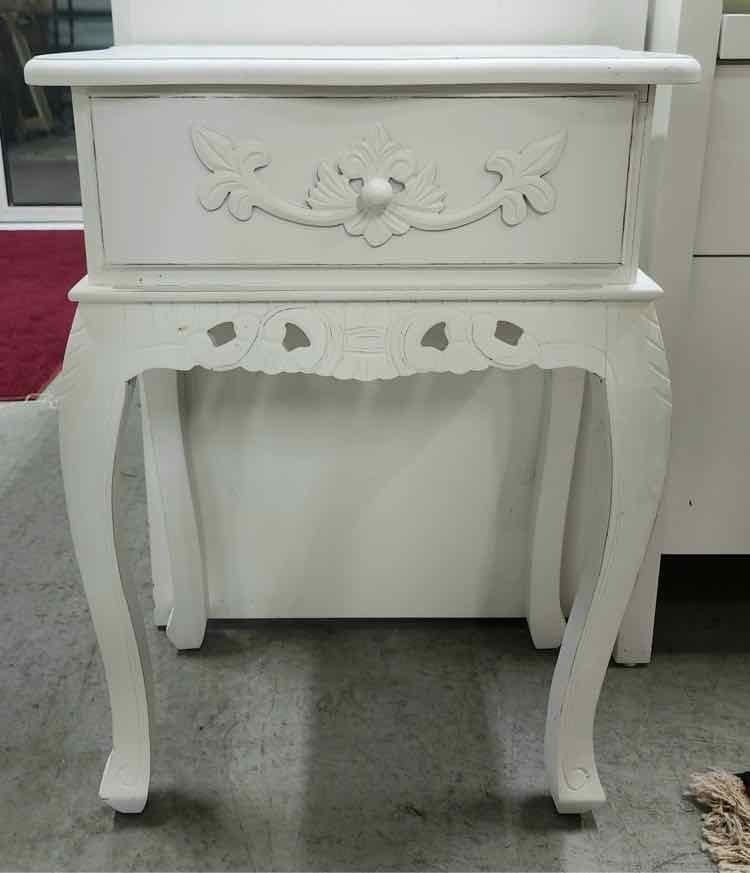 French White Side Table
