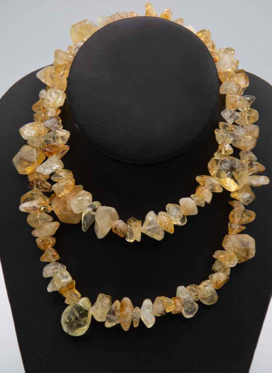 Golden Rutile Quartz Necklace