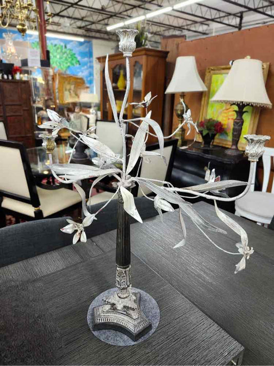 Pair of Vtg. Art Nouveau 3 Arm Candelabras
