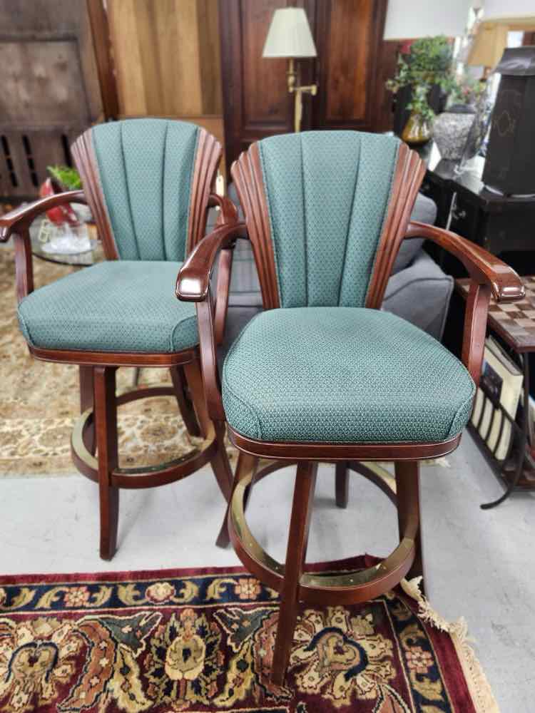 Pair of Mikhail Darafeev Swivel Stools