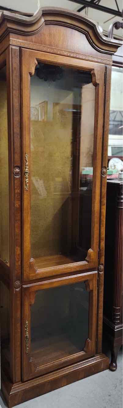 Small Brown Curio Cabinet