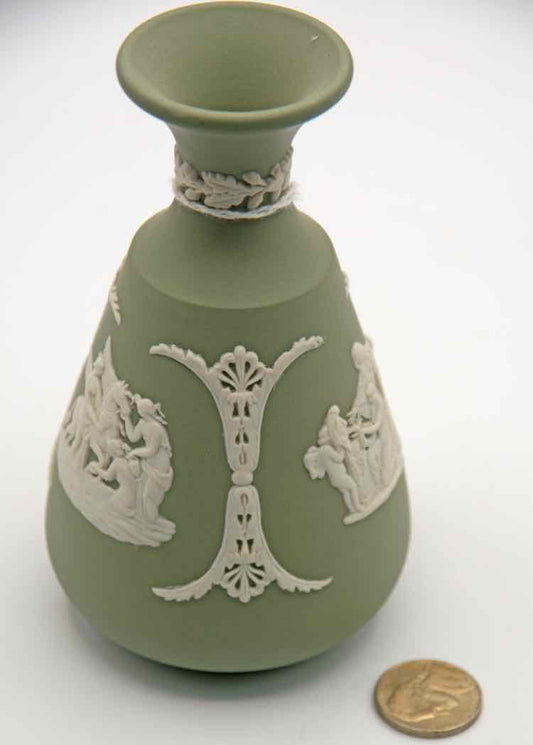 Green Wedgewood Vase