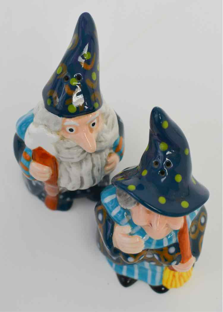 Charma Designs Gnome & Witch S&P Shaker Set