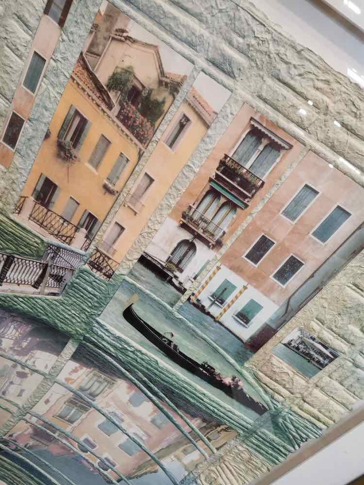 'Venice Reflections' Mixed Media Art