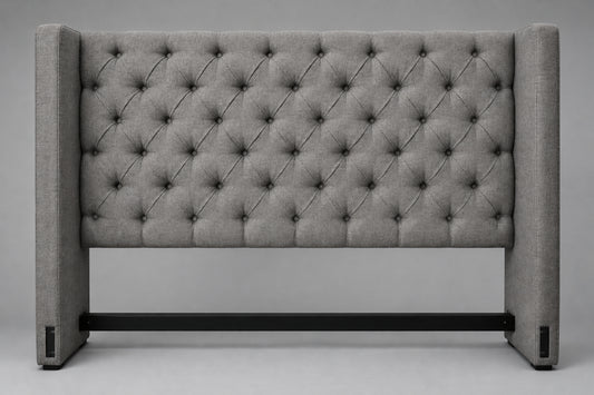 Dark Grey California King Bed