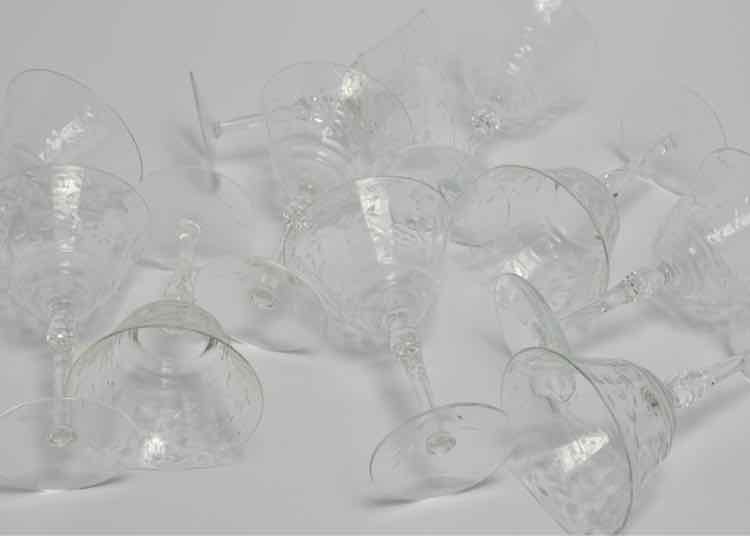 Vintage Rock Sharpe Champagne Glasses