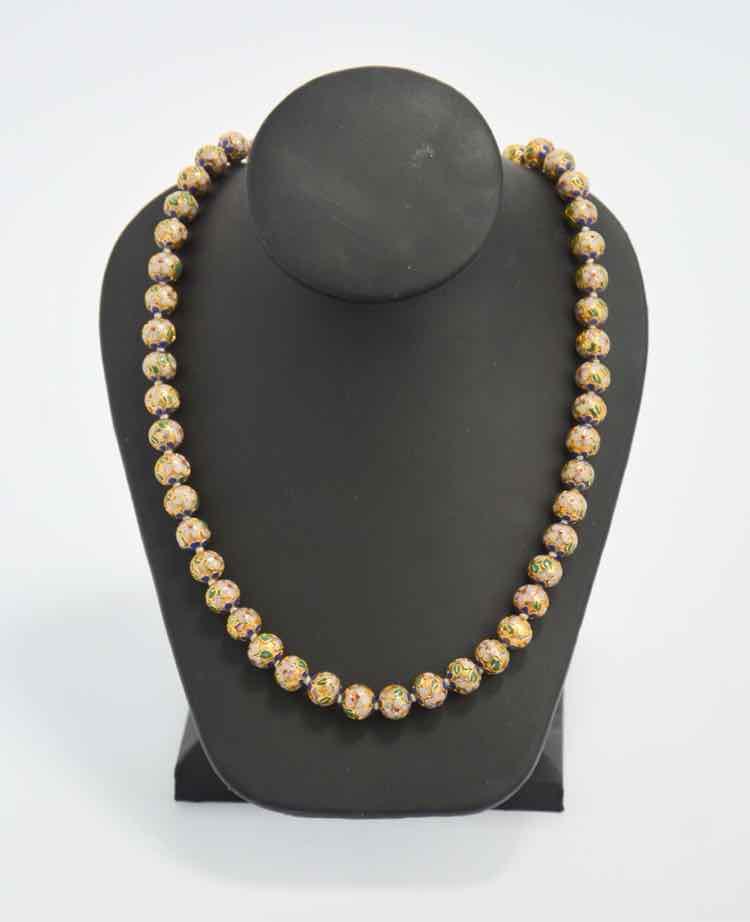 Vintage Cloisonné Necklace